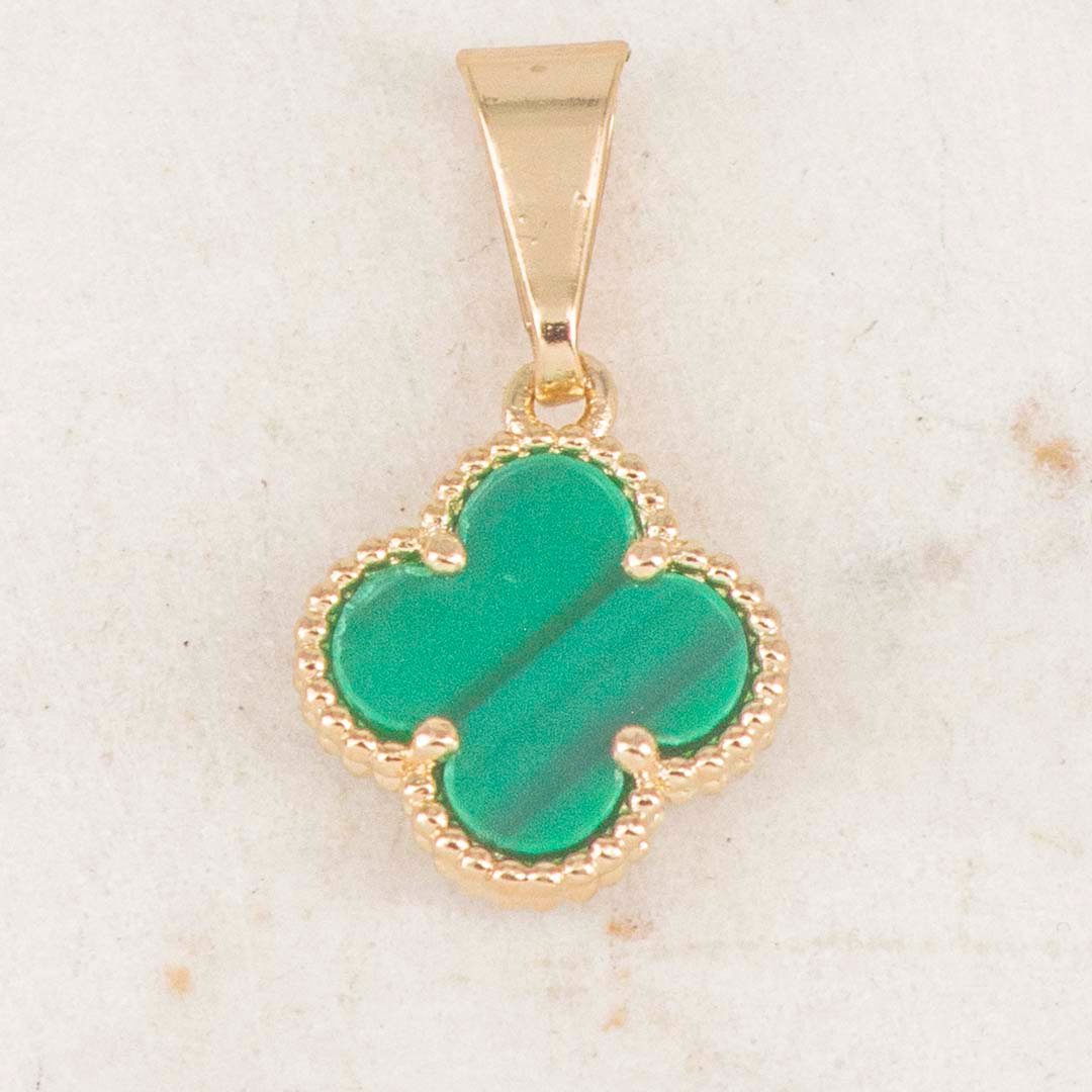 DIJE VAN CLEEF VERDE VETEADO DIJE VAN CLEEF VERDE VETEADO